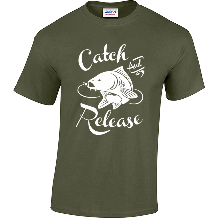 „Catch and release” horgász póló