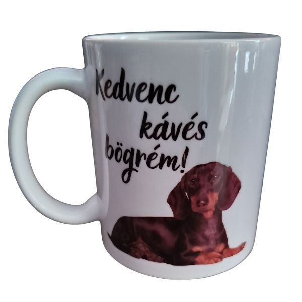 Kedvenc kávés bögrém - fehér bögre