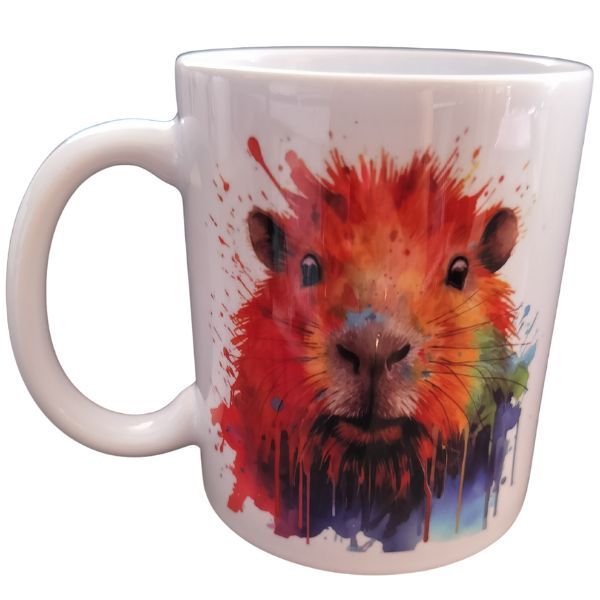 Capybara-fehér bögre