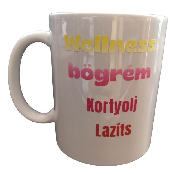 Wellnes bögrém - fehér bögre