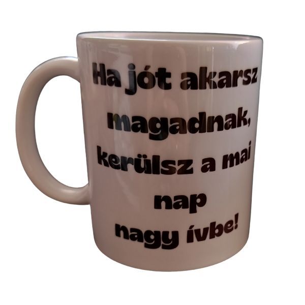 Ha jót akarsz magadnak-fehér bögre