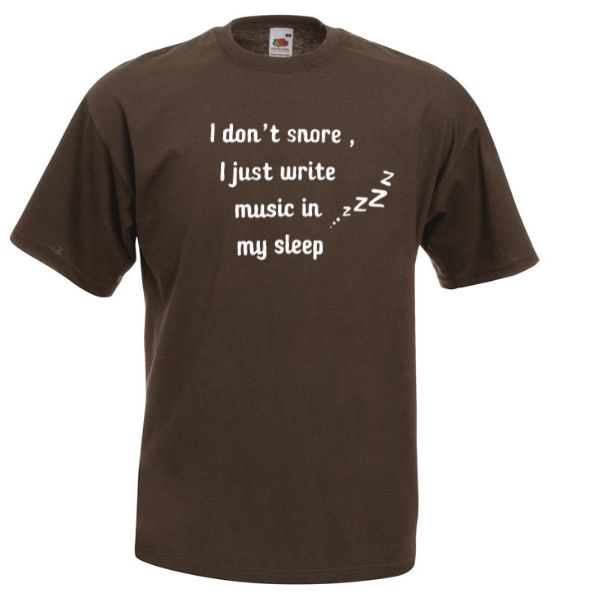 I dont snore i just write