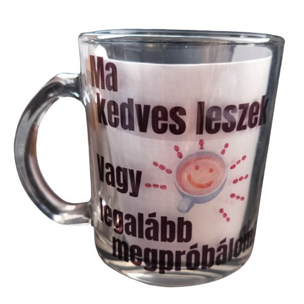 Ma kedves leszek-üveg bögre