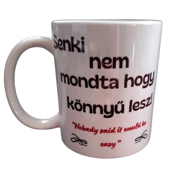 Senki nem mondta hogy könnyű lesz