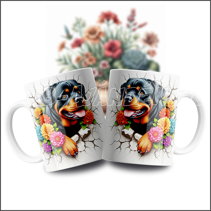 Rottweiler kutyás bögre