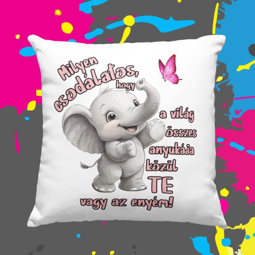 Milyen csodálatos kislány - Kocka párna