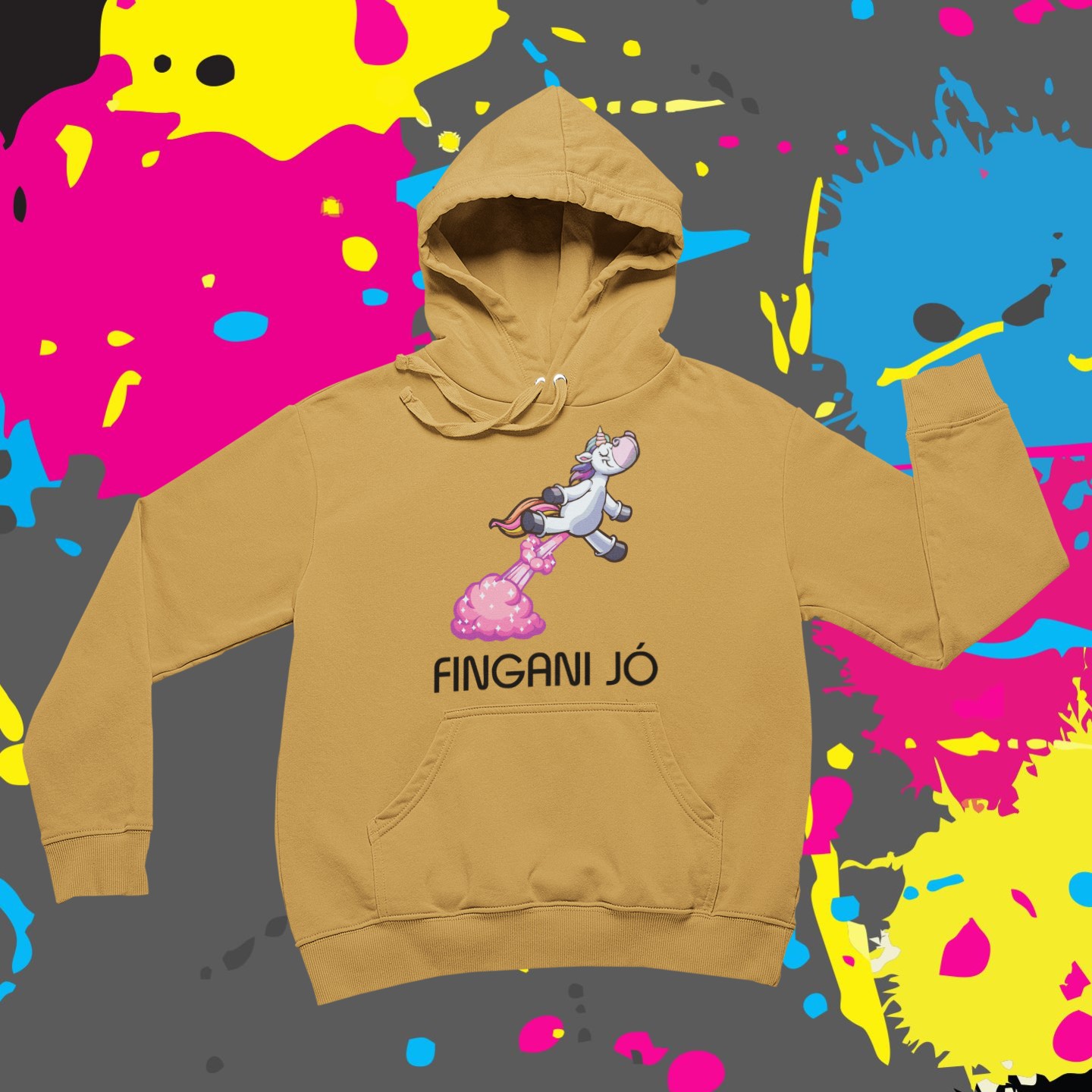 Fingani jó - Kapucnis pulóver