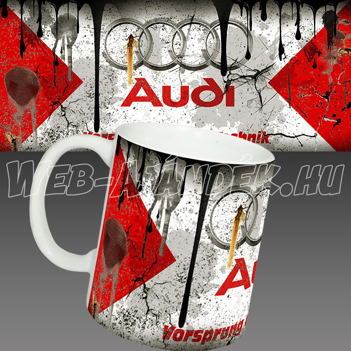 Audi autós bögre