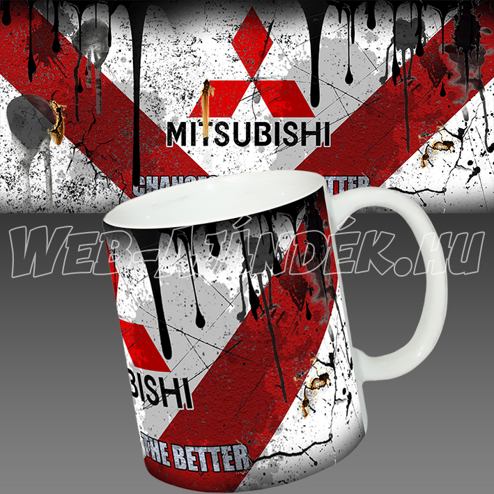 Mitsubishi autós bögre