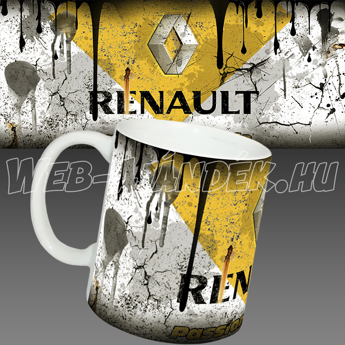 Renault autós bögre