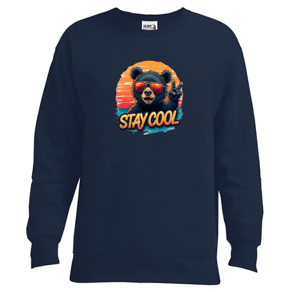 Stay Cool-kék pulóver