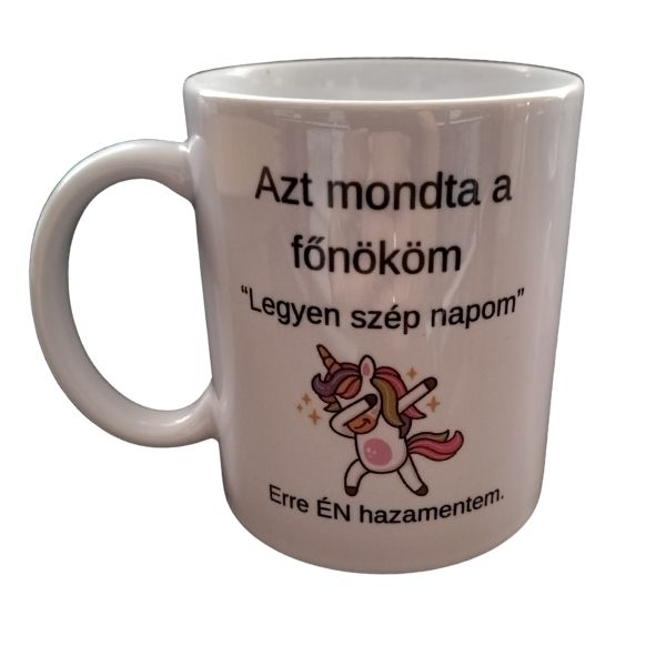 Azt mondta a főnököm-fehér bögre