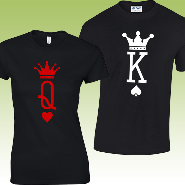 Király és Dáma páros póló
