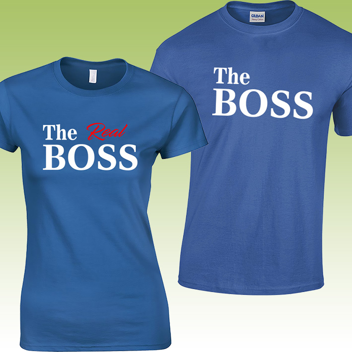 The boss and real boss páros póló