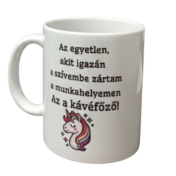 Az egyetlen-fehér bögre