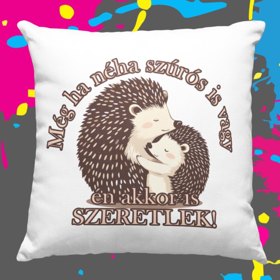 Még ha néha szúrós is vagy - Kocka párna