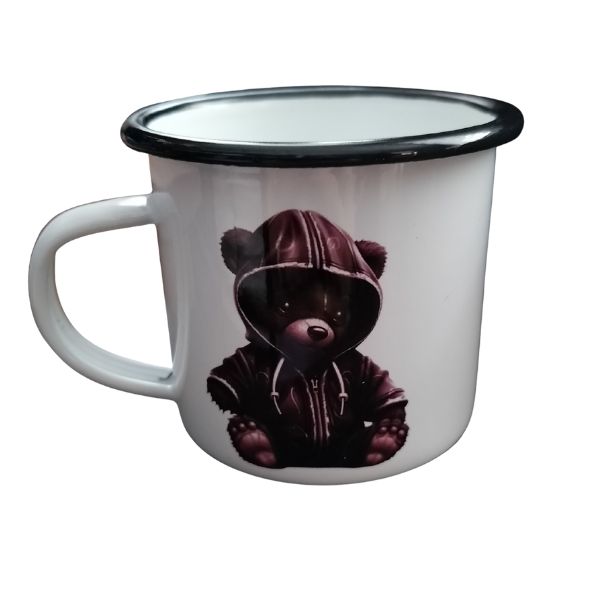 Maci-fém fehér bögre