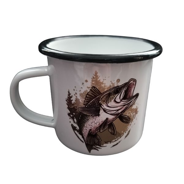 Hal-fém fehér bögre