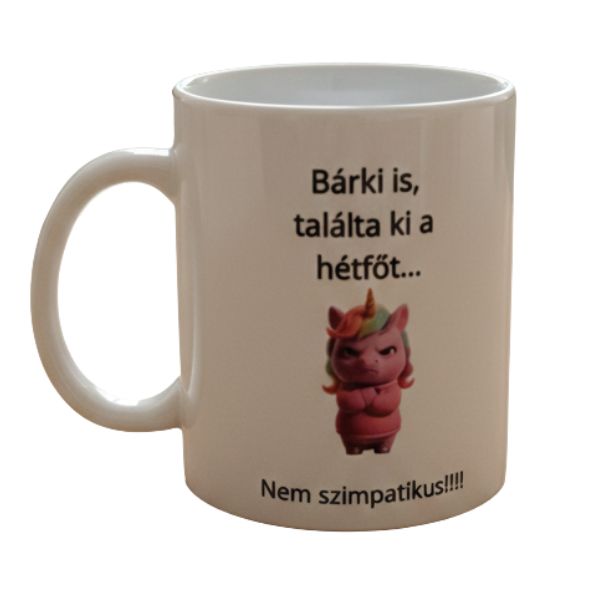 Bárki is találta ki-fehér bögre