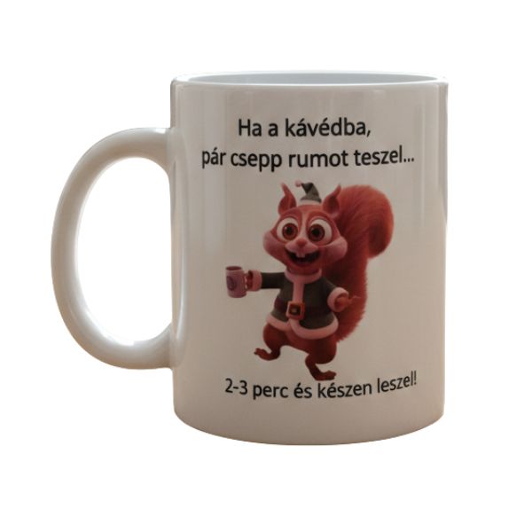 Ha kávédba-fehér bögre