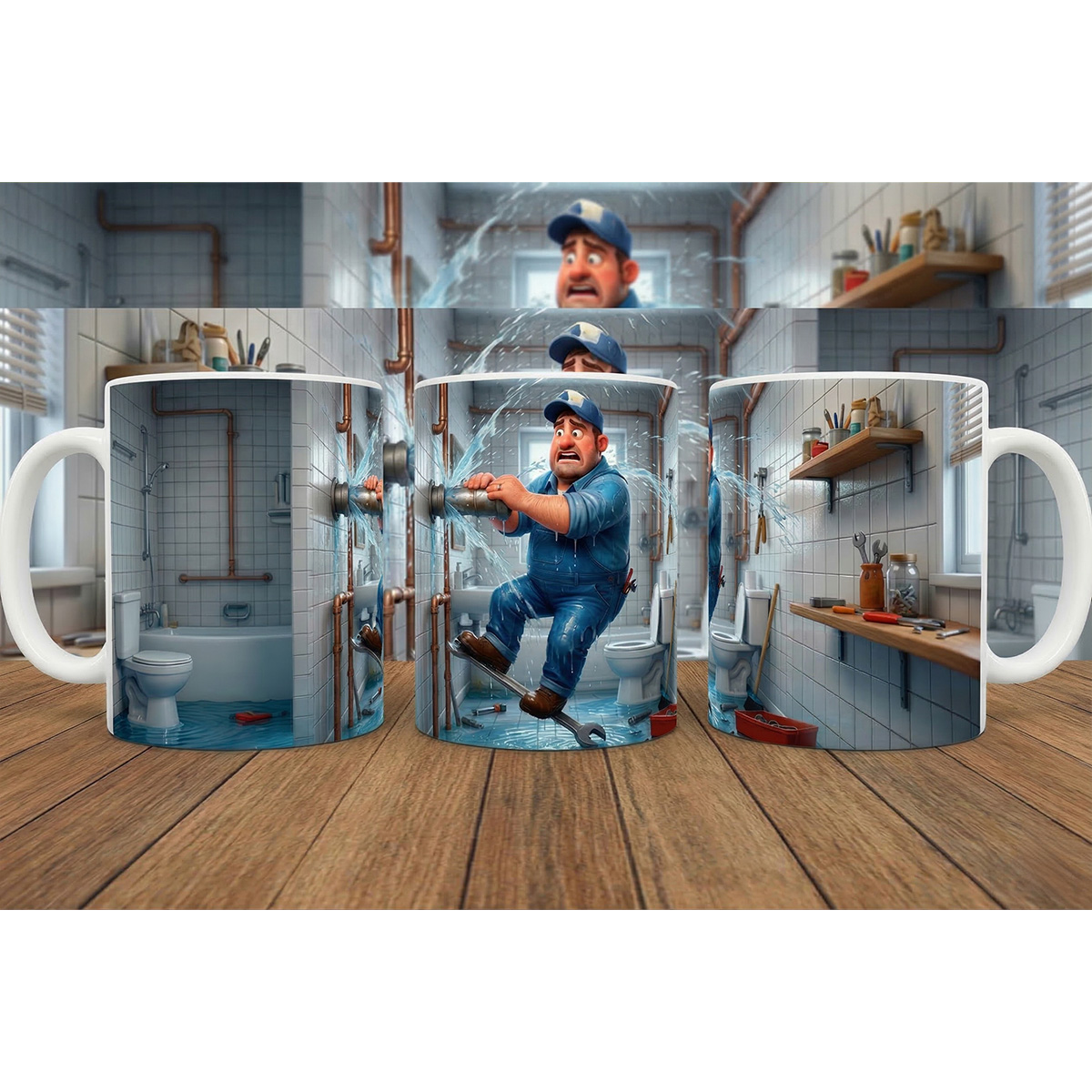 Vízvezeték szerelő bögre