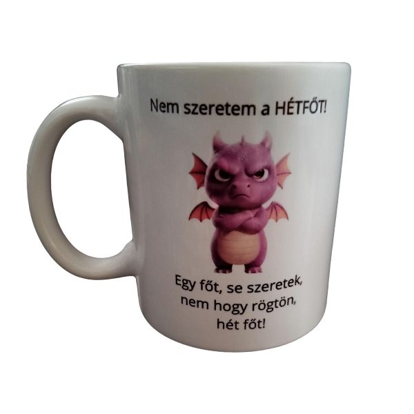 Nem szeretem-fehér bögre