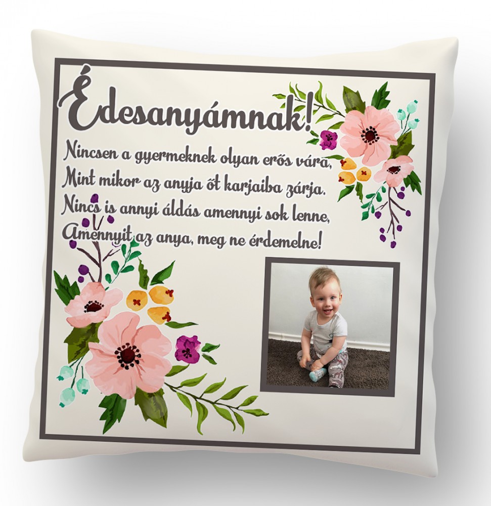 Anyák napi emlékpárna
