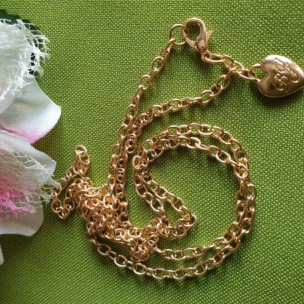 Bross kitűző  BNY00   arany színű nyaklánc 60cm medálhoz