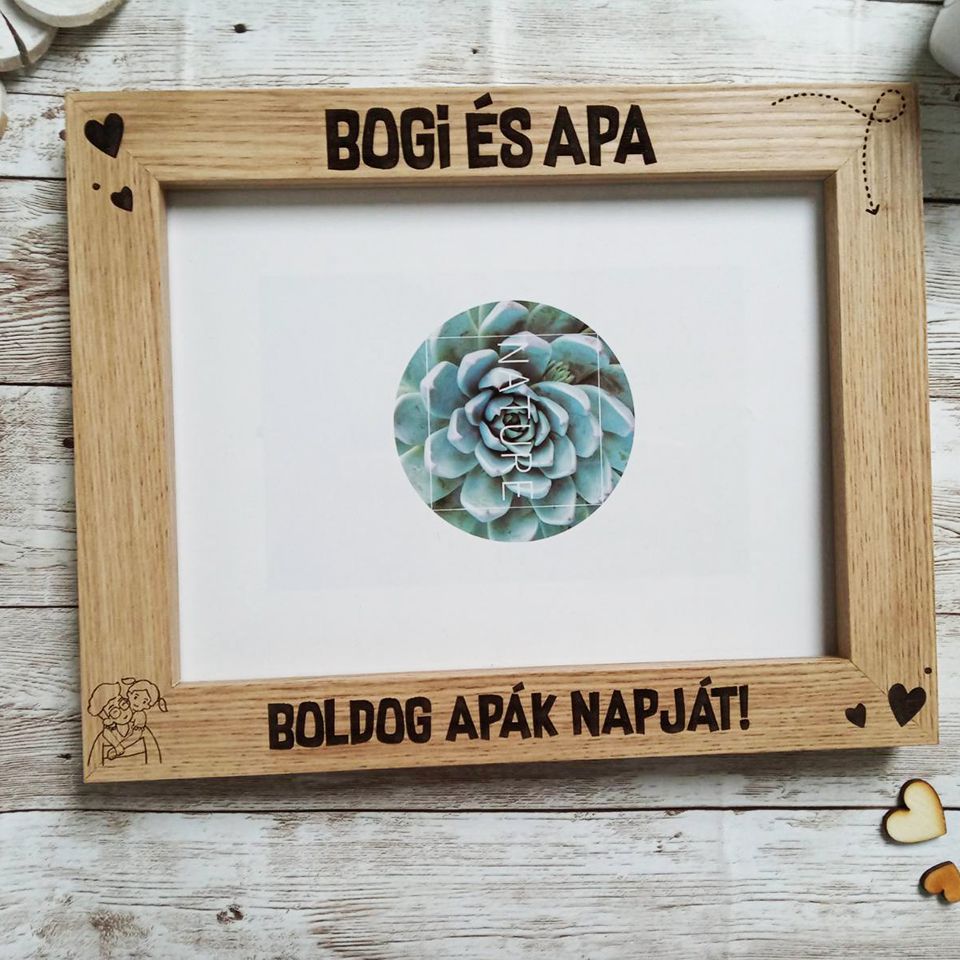 Apa-lánya képkeret