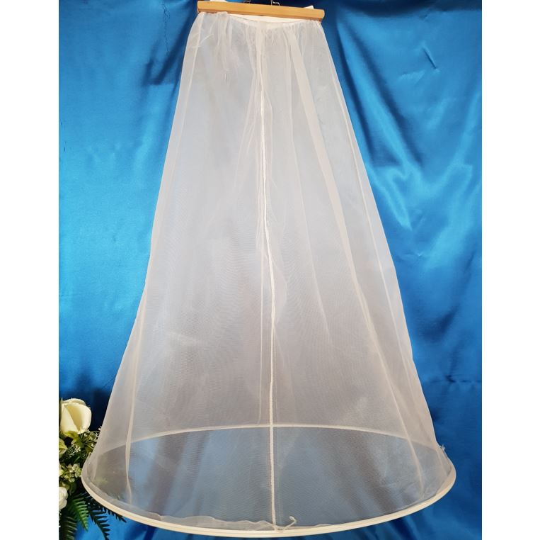 ESKÜVŐ ASZ38A - 1 körös Ø50cm fehér menyasszonyi alsószoknya abroncs