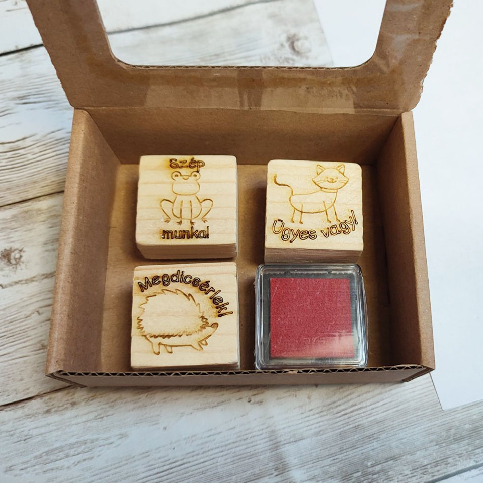 Tanári motivációs pecsét csomag - állatos