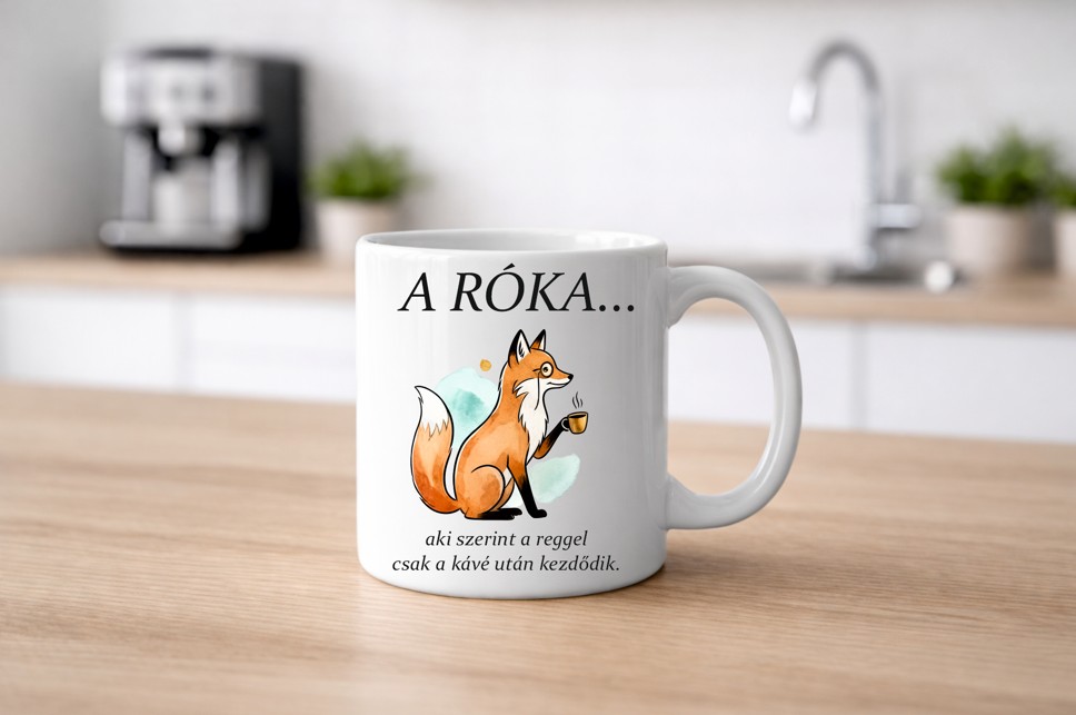 Rókás bögre