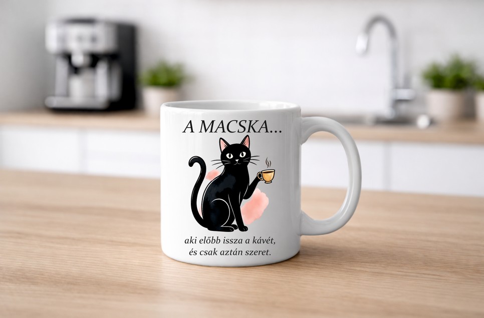 Macskás bögre