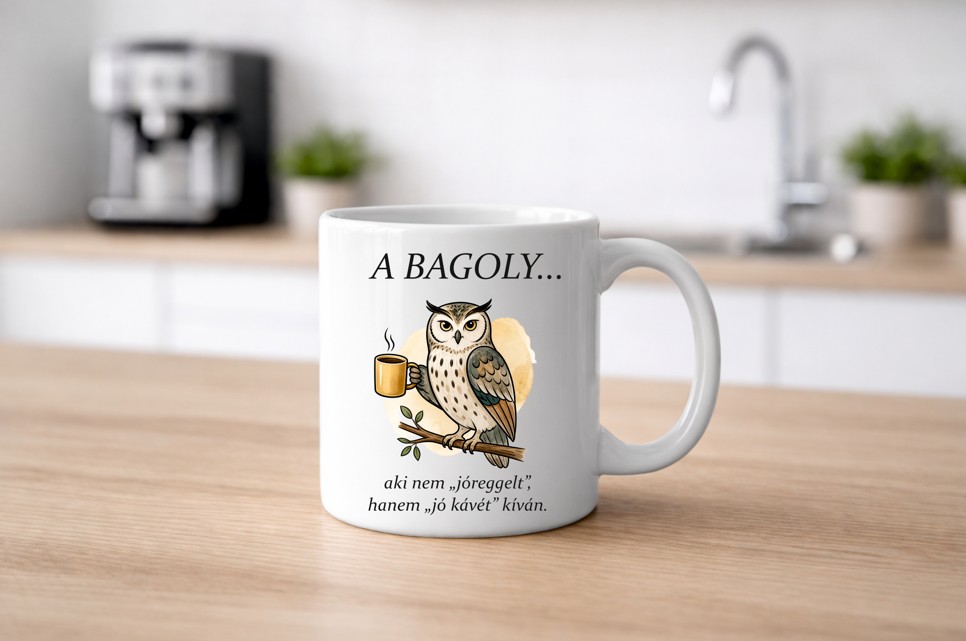 Baglyos bögre