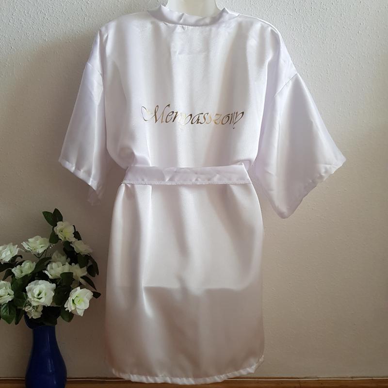 SZK24 - FELIRATOS Szatén köntös