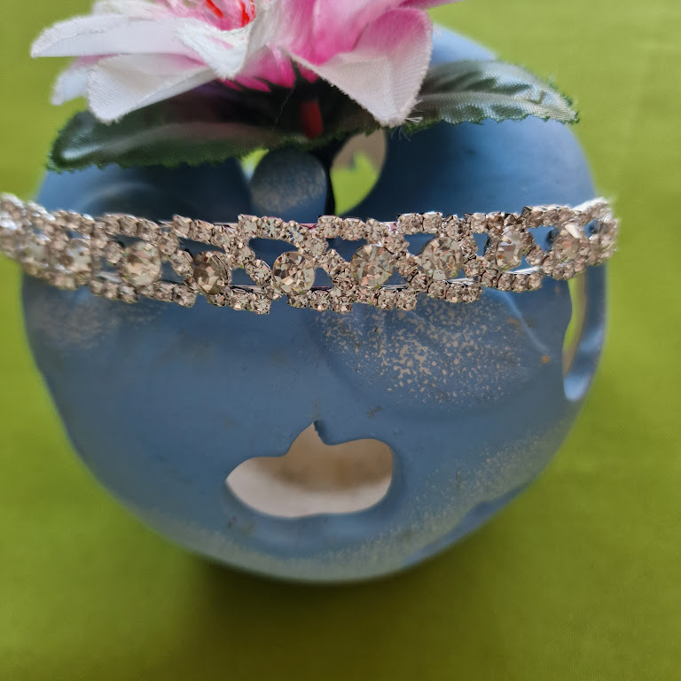 ESKÜVŐ HAD167 - Menyasszonyi strasszköves hajpánt hajdísz