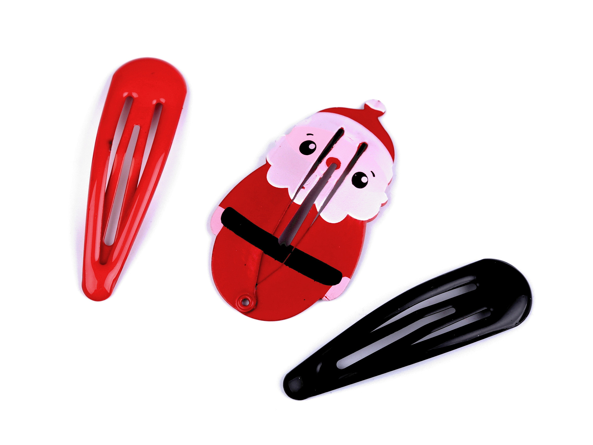 HAD187 - Mikulás télapó szett pattintós hajcsat