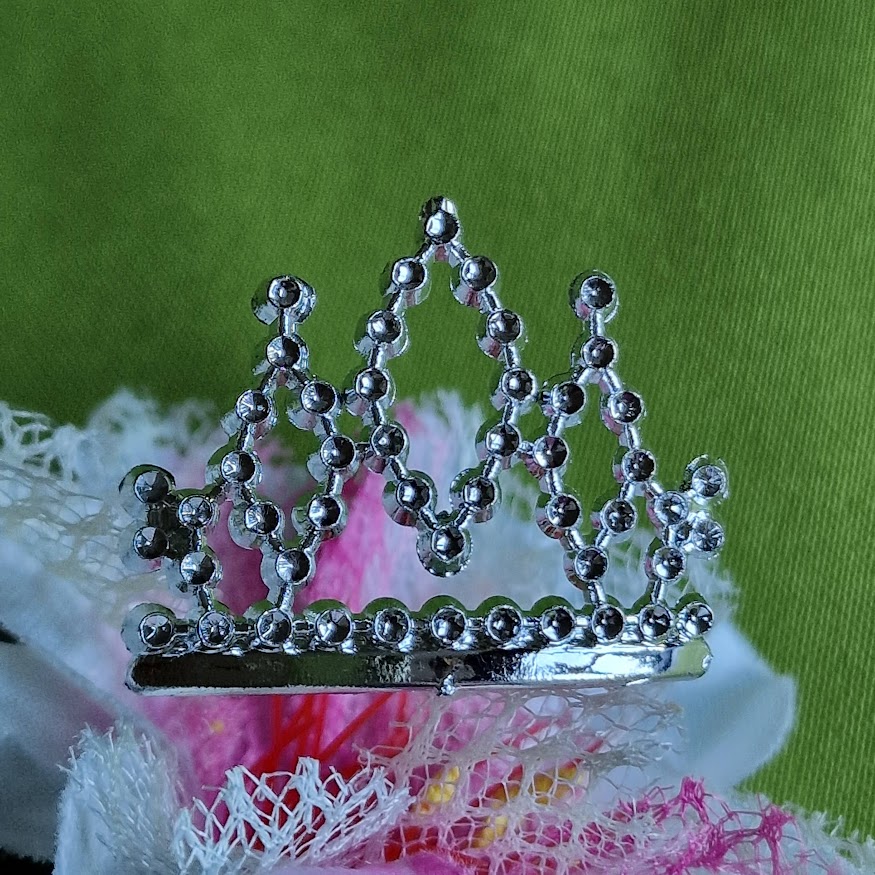 ESKÜVŐ HAD200 - MINI hajfésűs KORONA tiara hajdísz