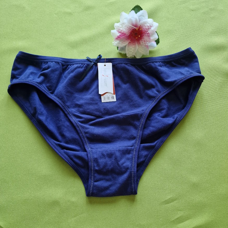 FEN134-3 - Női fehérnemű - Csípő fazonú pamut bugyi - sötétkék