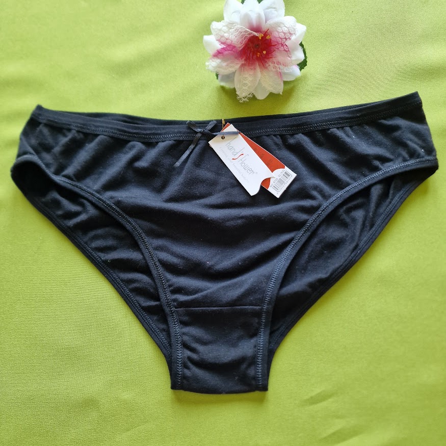 FEN134-2 - Női fehérnemű - Csípő fazonú pamut bugyi - fekete