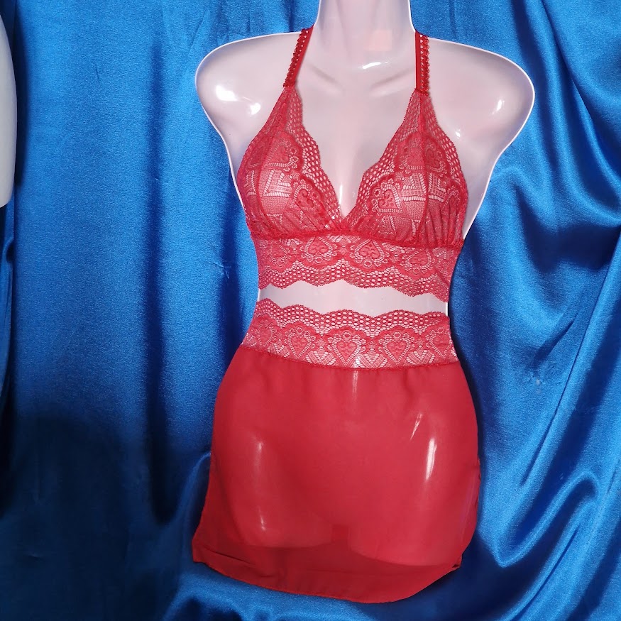 FEN132-1 - Női fehérnemű - Csipke melltartó csipkés muszlin szoknyával