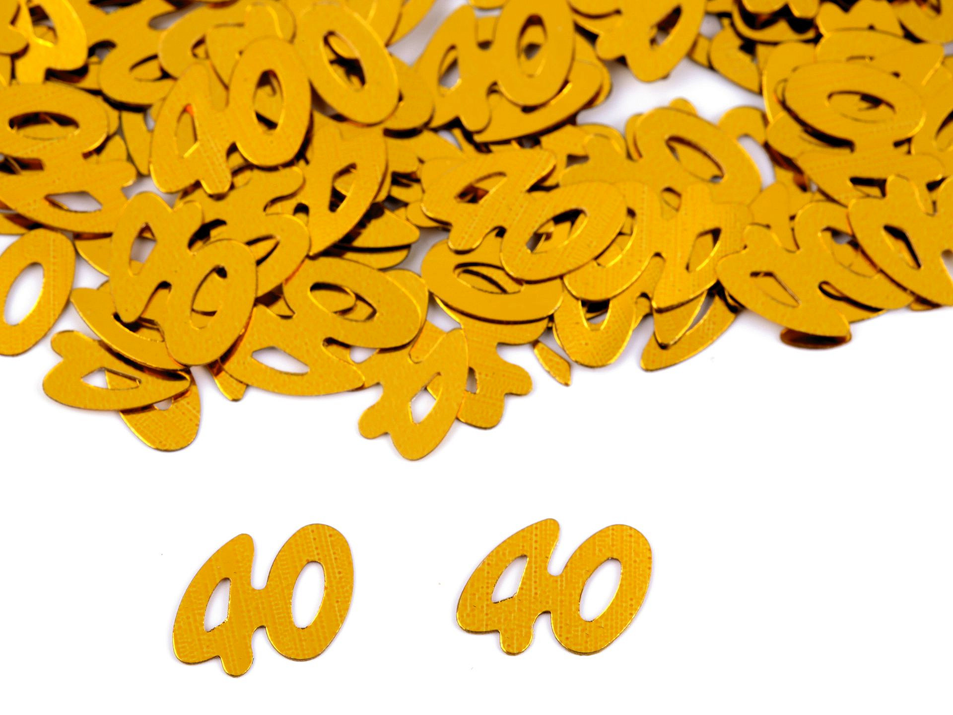 KIEG43 - Arany színű születésnapi évfordulós szám - 40