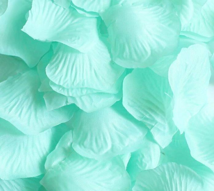 ESKÜVŐ PARTI DEK85 - 90db-os textil virágszirom – világos mentazöld