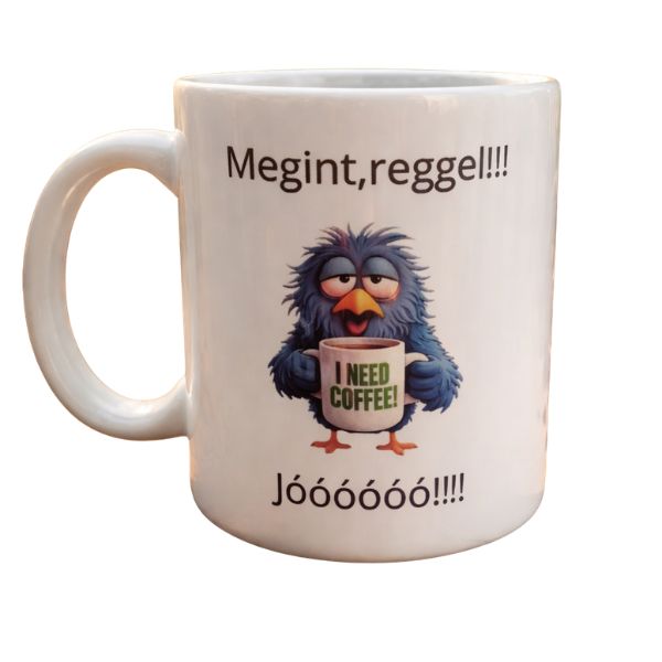 Megint reggel-fehér bögre