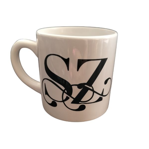Sz-fehér bögre