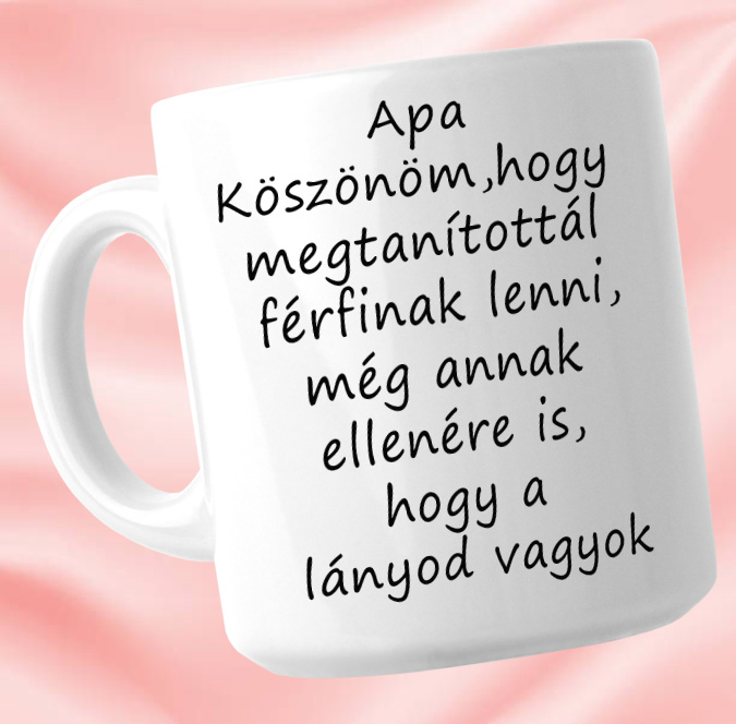 Köszönöm apa - Bögre
