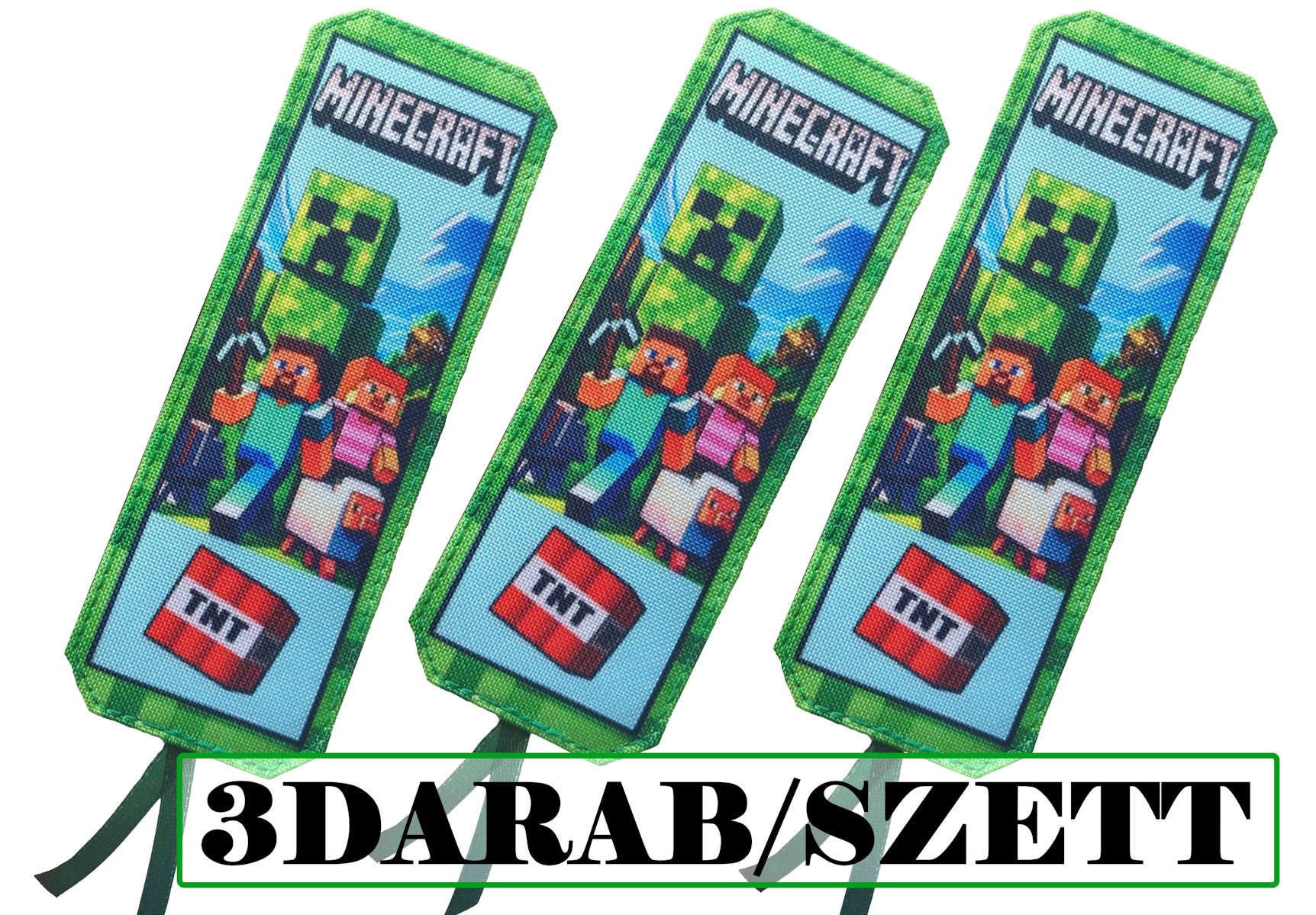 Designer könyvjelző 3 darab-szett- Minecraft 02