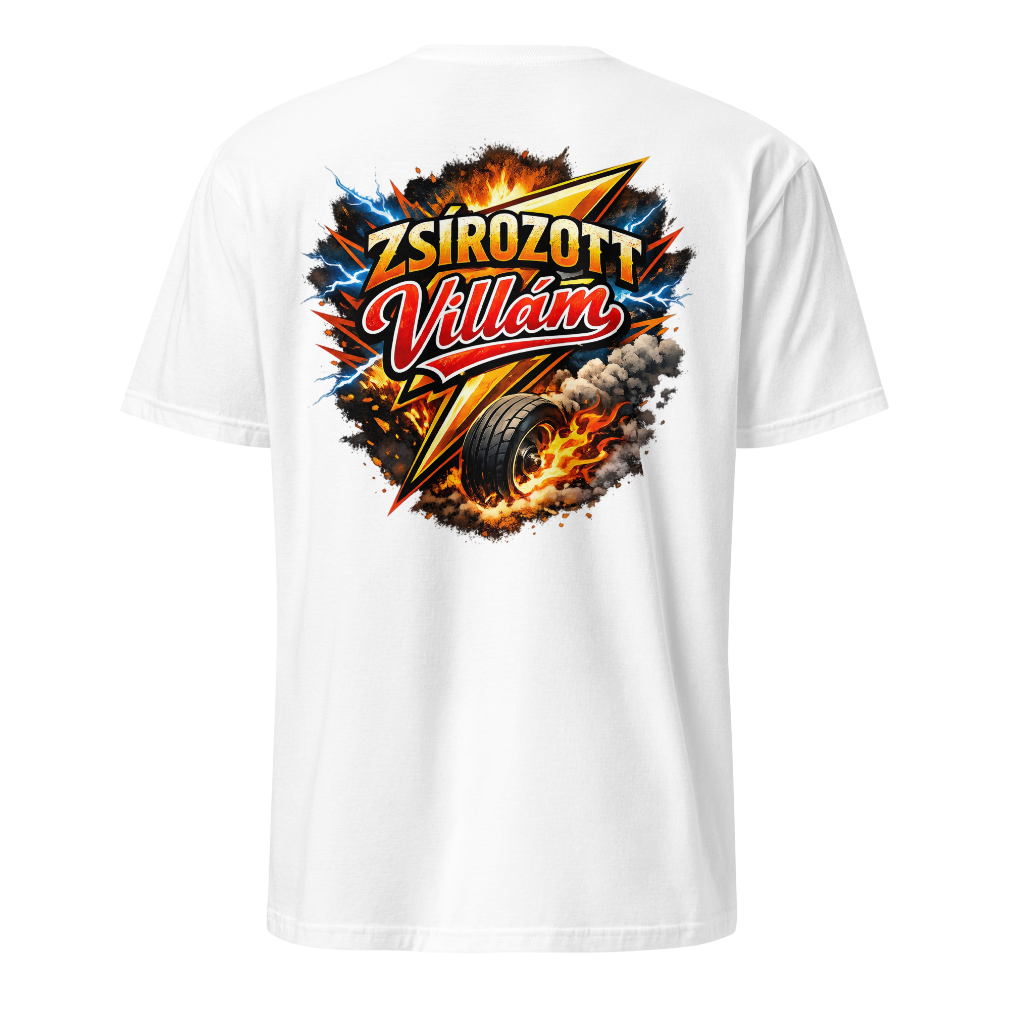 Zsírozott Villám - Grafikus Unisex Póló