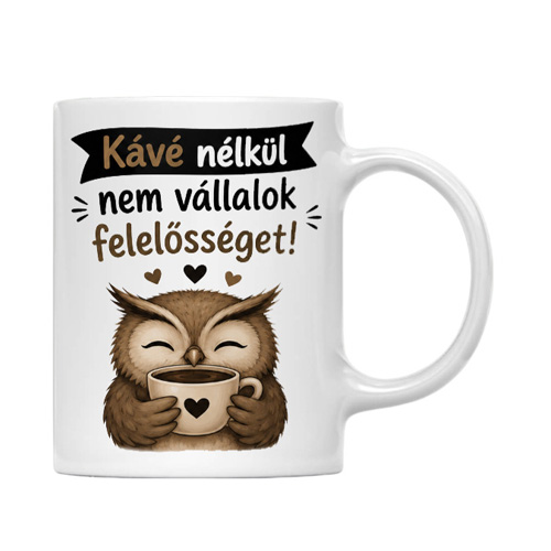 Kávé nélkül - Bögre