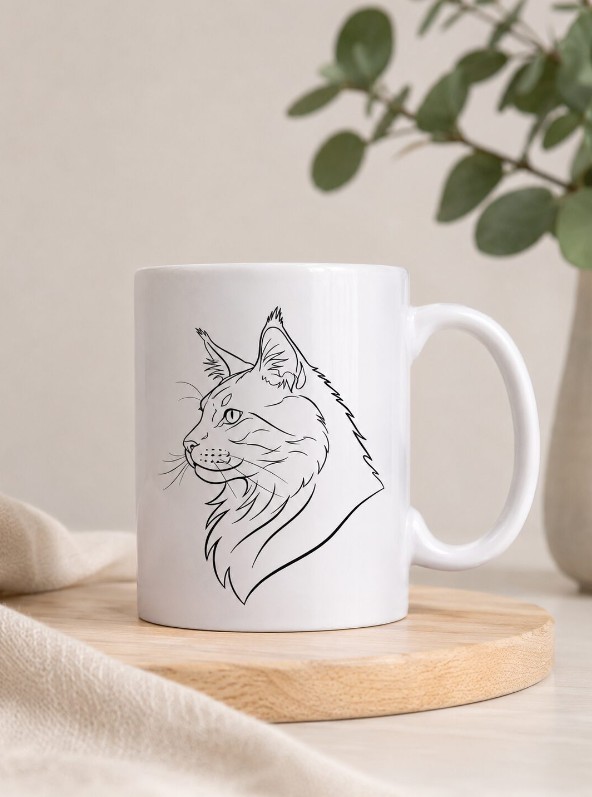 Maine coon bögre